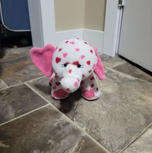 Webkinz Love Elephant Pink Heart Elephant Stuffed Animal